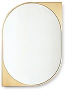 Καθρέπτης Τοίχου ArteLibre Χρυσό Μέταλλο 50x70x3.5cm-14700018