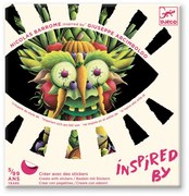 Djeco Inspired by Giuseppe Arcimboldo - Κολάζ  Πορτρέτα με λαχανικά της άνοιξης