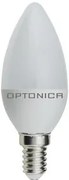 OPTONICA LED λάμπα candle C37 1423, 3.7W, 4500K, E14, 320lm