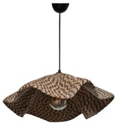 ΦΩΤΙΣΤΙΚΟ ΟΡΟΦΗΣ ΚΡΕΜΑΣΤΟ ΜΠΕΖ ΜΑΥΡΟ HM7649.01 Φ44x54 εκ.