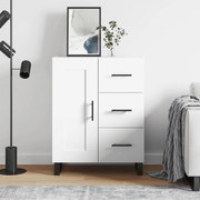 vidaXL Ντουλάπι Λευκό 69,5 x 34 x 90 εκ. από Επεξεργασμένο Ξύλο