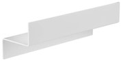 Ράφι Μεσαίας Πρόσοψης W300xD93xH100mm Stainless Steel White Matt Verdi Strantza 7232801