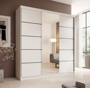 Ντουλάπα Barry 200 συρόμενη-Leuko