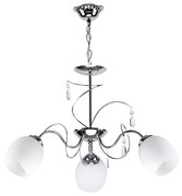 Φωτιστικό Οροφής KQ 2221/3 FERROW PENDANT CHROME-OPAL GLASS Ζ3 - 77-8083 - 51W - 100W - 77-8083