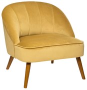 Πολυθρόνα (78x72x71) A-S Naova Armchair Jaune 156949D