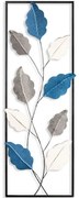 Διακοσμητικό Τοίχου Fagus 930DYU1204 32x90cm Grey-Blue Wallity Μέταλλο