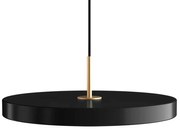 Φωτιστικό Οροφής Asteria 2182 43x14cm Led 1300lm 16W 3000K Black-Brass Umage