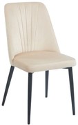 Καρέκλα Μεταλλική Olivia 11.1635 46(59)x58x85cm Beige Zita Plus