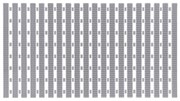 Αντιολισθητικό Πατάκι Μπανιέρας (38x70) T-D Slatted White/Grey D143902