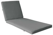Μαξιλάρι ξαπλώστρας Verano 208(76+132)x69/8 Ύφ.Water Repellent Velcro Γκρι
