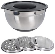 Μπωλ (Φ27x15.5) Με Καπάκι & 3 Τρίφτες K-M A12405340