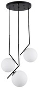 Φωτιστικό Οροφής Monroe 00952 E27 Φ60x50cm White-Black GloboStar