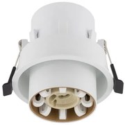 Σποτ Φωτιστικό Χωνευτό Στρογγυλό GU10 10W IP20 Mono Slide Nowodvorski-10797-Λευκό-Χρυσό 10797