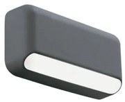 Απλίκα Φωτιστικό Τοίχου LED 3W IP65 3000K Seren Viokef 4309301 Ανθρακί