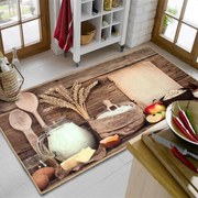 Χαλάκι Κουζίνας Breakfast 271 Beige DimCol 67X150cm Πολυέστερ