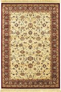 Χαλί Persia 1536 Burgundy Με Κρόσσι New Plan 160X230cm