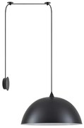 SE21-BL-B10-BL1W-MS50 ADEPT PENDANT Black Metal Shade Wall Lamp+ HOMELIGHTING 77-8890