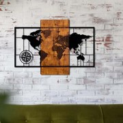 Διακοσμητικό Τοίχου (85x58) A-G World Map 899SKL1330