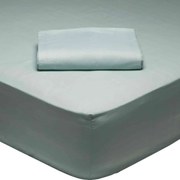 Σεντόνι 1013 Best Colors Mint Das Home Μονό 170x260cm Χωρίς Λάστιχο 100% Βαμβάκι