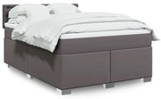 ΚΡΕΒΑΤΙ BOXSPRING ΜΕ ΣΤΡΩΜΑ ΓΚΡΙ 160X200ΕΚ. ΑΠΟ ΣΥΝΘΕΤΙΚΟ ΔΕΡΜΑ 3288430