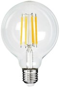 Λαμπτήρας Led Long Filament 99088 Φ9,5x13,8cm G95 E27 7W 1470lm 2700K Clear GloboStar 7W