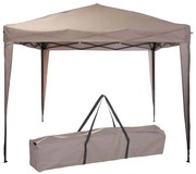 ProGarden Τέντα Εκδηλώσεων Easy-Up Taupe 300 x 300 x 245 εκ.