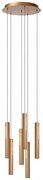 Φωτιστικό Κρεμαστό Lucide 24403-42-04 GRIFFITH Οξυντέ (Bronzed) 2700 K