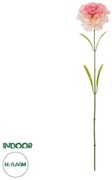 Artificial Garden PING CARNATION BRANCH 21209 Τεχνητό Διακοσμητικό Κλαδί Γαρίφαλο Ρόζ Y60cm Globostar 21209 Ροζ