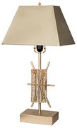 Artekko Pueft Λάμπα Επιτραπέζια Μεταλλική "Chic" (35x25x66)cm Artekko 43945-DS