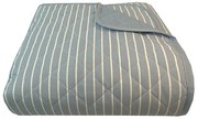 Κουβερλί Stripe 8456 Blue Astron Υπέρδιπλο 220x240cm 100% Βαμβάκι