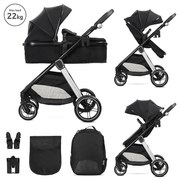 LORELLI ΠΟΛΥΚΑΡΟΤΣΙ ΜΕΤΑΤΡΕΠΟΜΕΝΟ 2 ΣΕ 1 ASPEN BLACK 10022062501