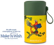 NAVA Παιδικό δοχείο φαγητού ισοθερμικό στρογγυλό "We Care" κίτρινο 400ml 10-007-004