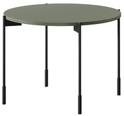 Τραπεζάκι Σαλονιού Sorena Λαδί 64x45x64cm με μαύρα πόδια - BOG4589