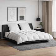 vidaXL Σετ Παπλωμάτων με μαξιλάρι 3 pcs Λευκό Φτέρος