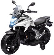 AIYAPLAY Ηλεκτρική παιδική μοτοσικλέτα, Honda, 3 km/h, Μουσική &amp; Φώτα, 3-6 ετών, έως 30 kg, Λευκό