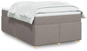 ΚΡΕΒΑΤΙ BOXSPRING ΜΕ ΣΤΡΩΜΑ TAUPE 120X190 ΕΚ. ΥΦΑΣΜΑΤΙΝΟ 3285363