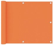 vidaXL Διαχωριστικό Βεράντας Πορτοκαλί 75 x 500 εκ. Ύφασμα Oxford