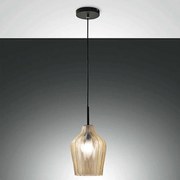 Φωτιστικό Οροφής Stintino 3724-40-167 1xE27 40W Φ18cm 200cm Champagne La Mia Luce