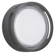 Απλίκα Φωτιστικό Τοίχου LED 15W Σκούρο Γκρι ΙΡ65 Φ22,5cm Nikao 4321800 Viokef 4321800 Ανθρακί
