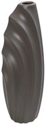 Βάζο Κεραμικό Ασύμμετρο MIG128 18,8x14,7x57cm Dark Grey Espiel Ceramic
