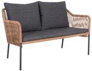 ΚΑΝΑΠΕΣ ΕΞ.ΧΩΡΟΥ BAFFIN HM6054.03 ΑΛΟΥΜ. ΑΝΘΡΑΚΙ-ΣΥΝΘ.RATTAN ΜΠΕΖ-ΑΝΘΡΑΚΙ ΜΑΞΙΛΑΡΙΑ