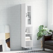 Ντουλάπι Λευκό 34,5 x 34 x 180 εκ. από Επεξεργασμένο Ξύλο