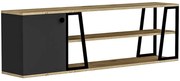 Έπιπλο Τηλεόρασης Lissa Dolapli 550ARN3438 160x30x48,6cm Oak-Black