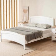 Κρεβάτι Karya Modern Country (Για Στρώμα 120x200cm) 524ADS1507 120x200x98cm White Ημίδιπλο