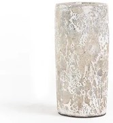 Κεραμικό Κηροπήγιο Slind White Classic Small (11x11x20) Soulworks 0630068