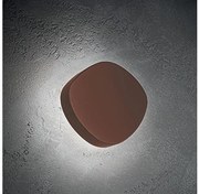 Απλίκα Φωτιστικό Τοίχου LED 7W IP54 3000K Ciottolo Zafferano-LD0480R3-Καφέ LD0480R3