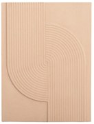 Πίνακας Ορθογώνιος Σειρά Santorini Mdf Σε Μπέζ Χρώμα 60x4(Πάχος)x80Υεκ.