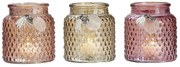 Βάζο-Φανάρι ArteLibre Γυαλί 11.5cm Σε 3 Χρώματα-05160329