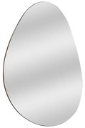 Καθρέπτης Τοίχου Porto 552NOS2216 90x1,2x60cm White Aberto Design Mdf, Glass