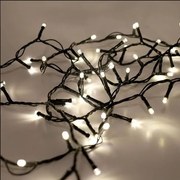 Vetur Σειρά 200 LED Ενδιάμεσο - Soft Λευκό Σταθερό Επεκτεινόμενο 10m IP44 Πράσινο Καλώδιο 9780736